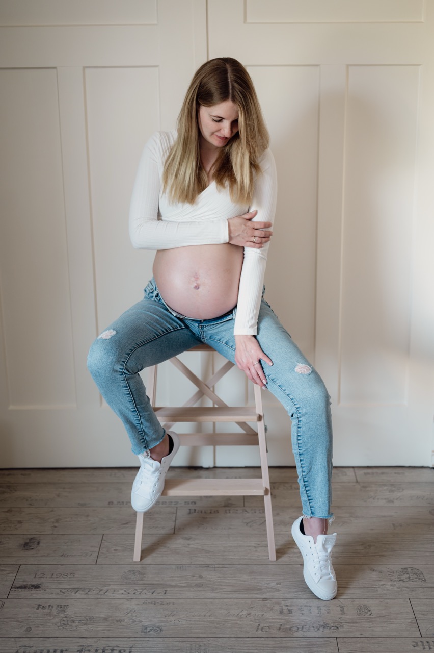 Babybauchfotos Göttingen Homeshooting