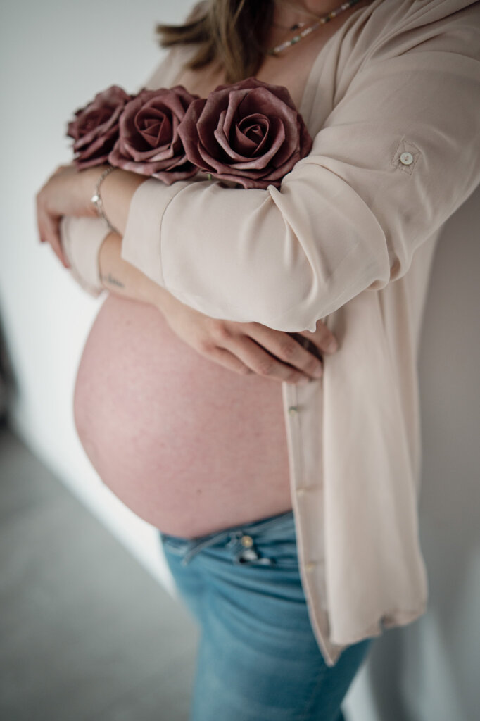 Babybauchfotos Göttingen Homeshooting