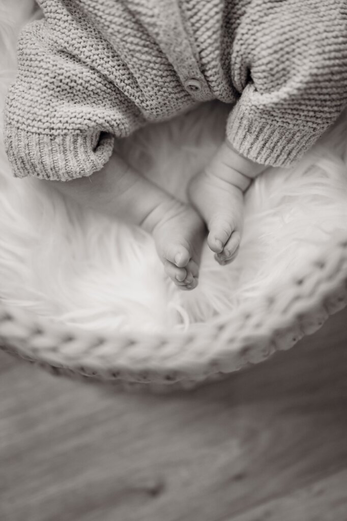 Babyfotos Göttingen Homeshooting Babyfüße
